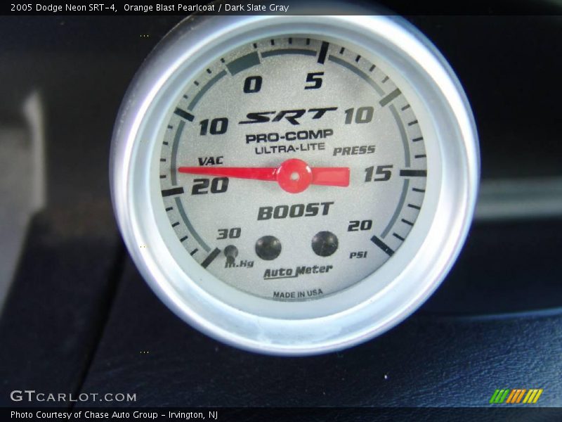 Orange Blast Pearlcoat / Dark Slate Gray 2005 Dodge Neon SRT-4