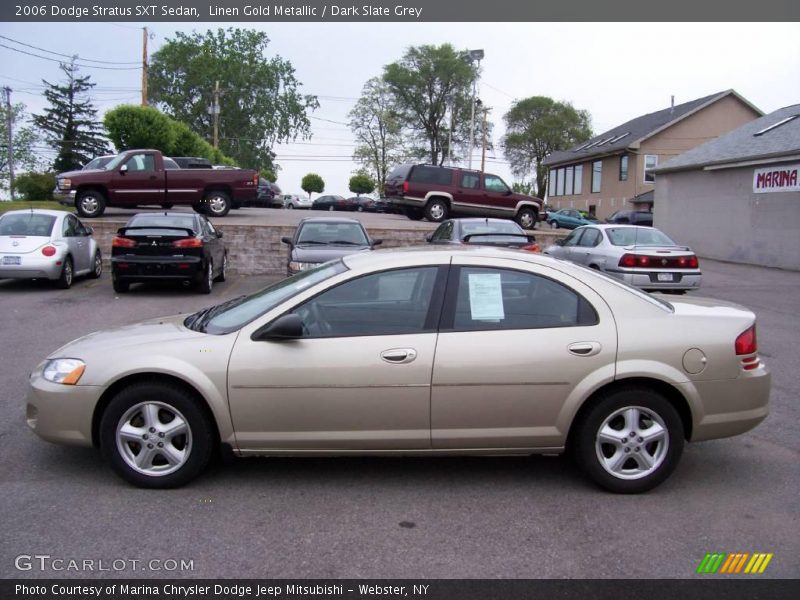 Linen Gold Metallic / Dark Slate Grey 2006 Dodge Stratus SXT Sedan