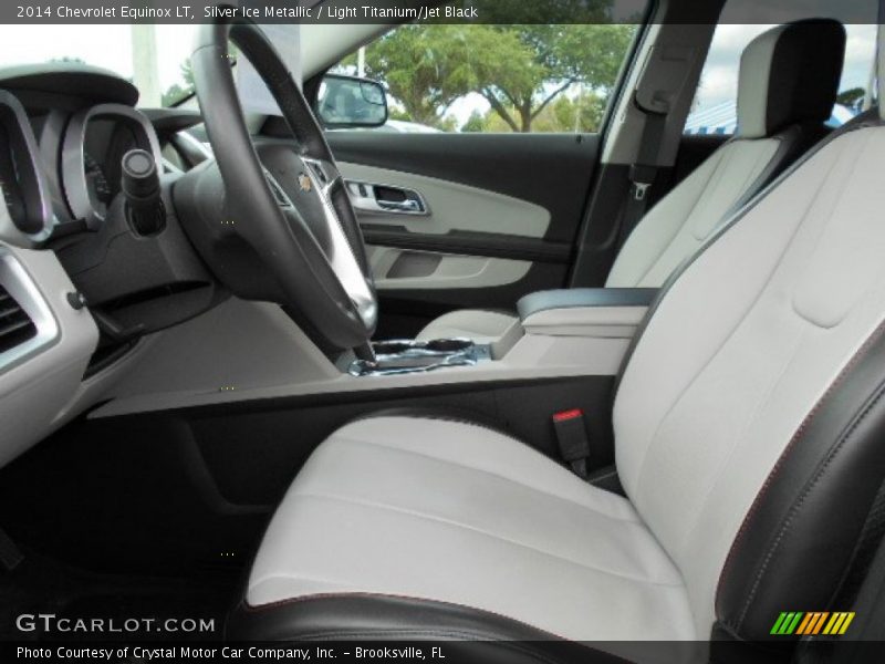 Silver Ice Metallic / Light Titanium/Jet Black 2014 Chevrolet Equinox LT