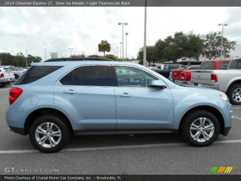 Silver Ice Metallic / Light Titanium/Jet Black 2014 Chevrolet Equinox LT