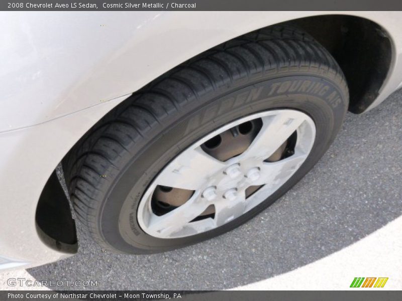 Cosmic Silver Metallic / Charcoal 2008 Chevrolet Aveo LS Sedan