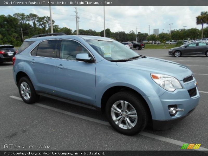 Silver Ice Metallic / Light Titanium/Jet Black 2014 Chevrolet Equinox LT