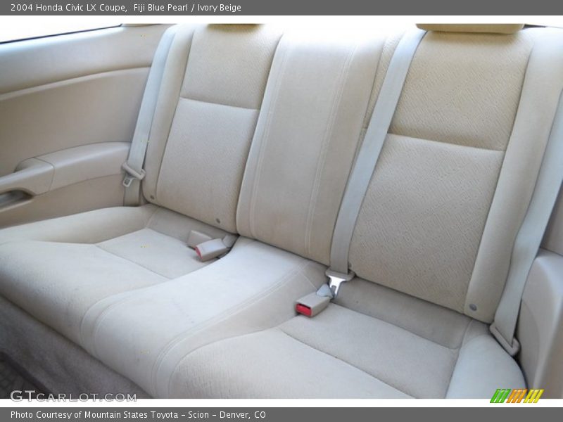 Rear Seat of 2004 Civic LX Coupe