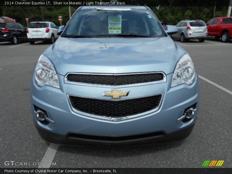 Silver Ice Metallic / Light Titanium/Jet Black 2014 Chevrolet Equinox LT