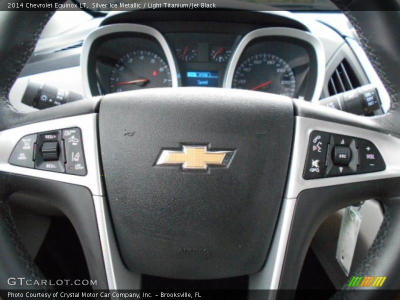 Silver Ice Metallic / Light Titanium/Jet Black 2014 Chevrolet Equinox LT