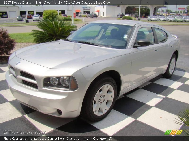 Bright Silver Metallic / Dark Slate Gray/Light Slate Gray 2007 Dodge Charger