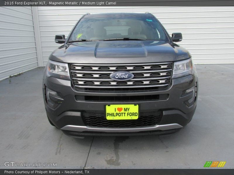 Magnetic Metallic / Medium Light Camel 2016 Ford Explorer XLT