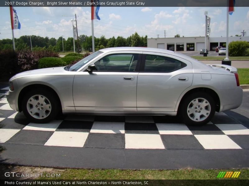 Bright Silver Metallic / Dark Slate Gray/Light Slate Gray 2007 Dodge Charger