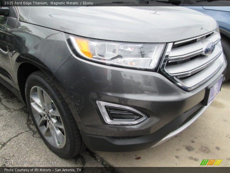 Magnetic Metallic / Ebony 2015 Ford Edge Titanium