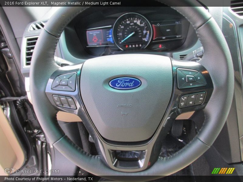 Magnetic Metallic / Medium Light Camel 2016 Ford Explorer XLT