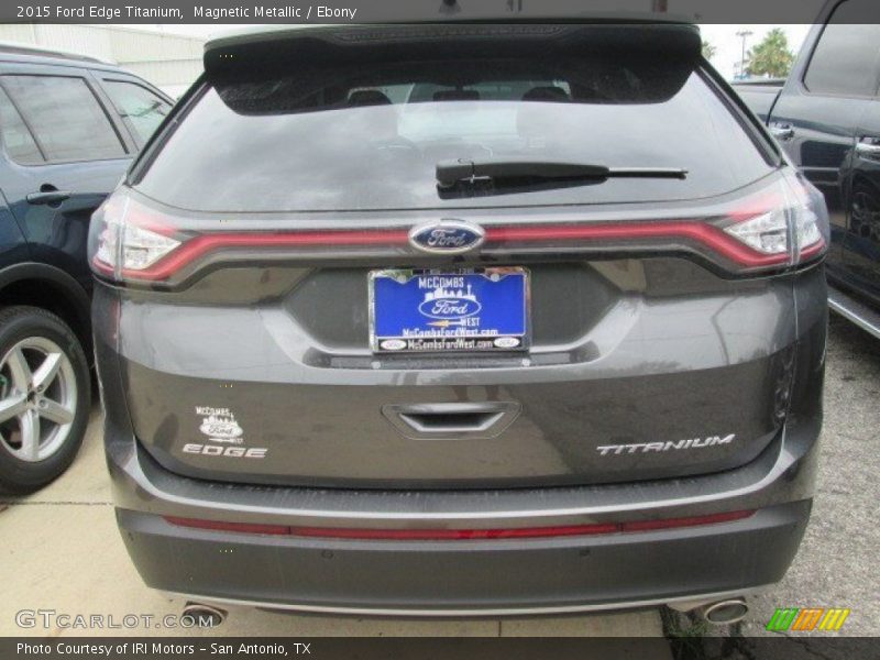 Magnetic Metallic / Ebony 2015 Ford Edge Titanium