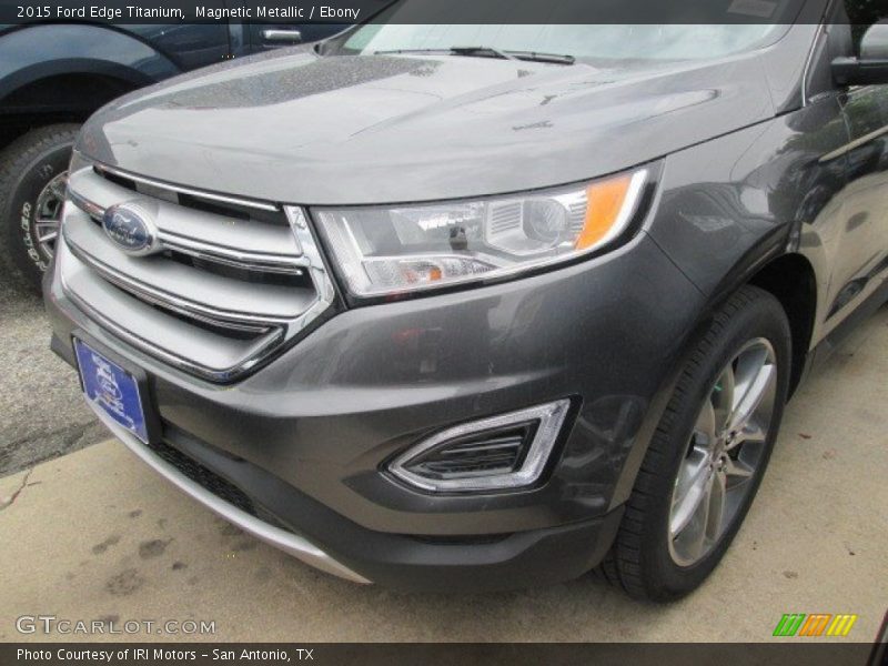 Magnetic Metallic / Ebony 2015 Ford Edge Titanium