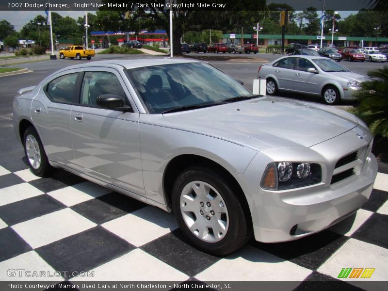 Bright Silver Metallic / Dark Slate Gray/Light Slate Gray 2007 Dodge Charger