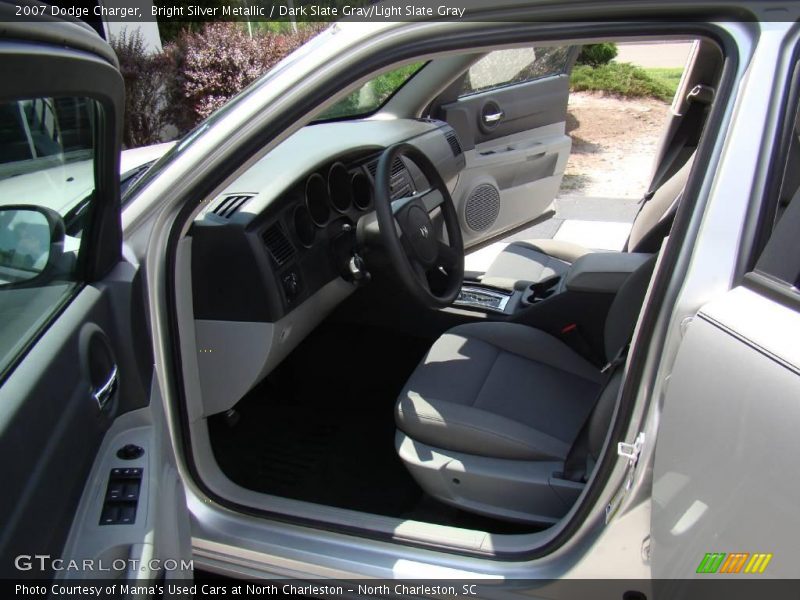 Bright Silver Metallic / Dark Slate Gray/Light Slate Gray 2007 Dodge Charger