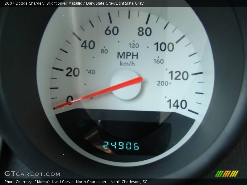 Bright Silver Metallic / Dark Slate Gray/Light Slate Gray 2007 Dodge Charger