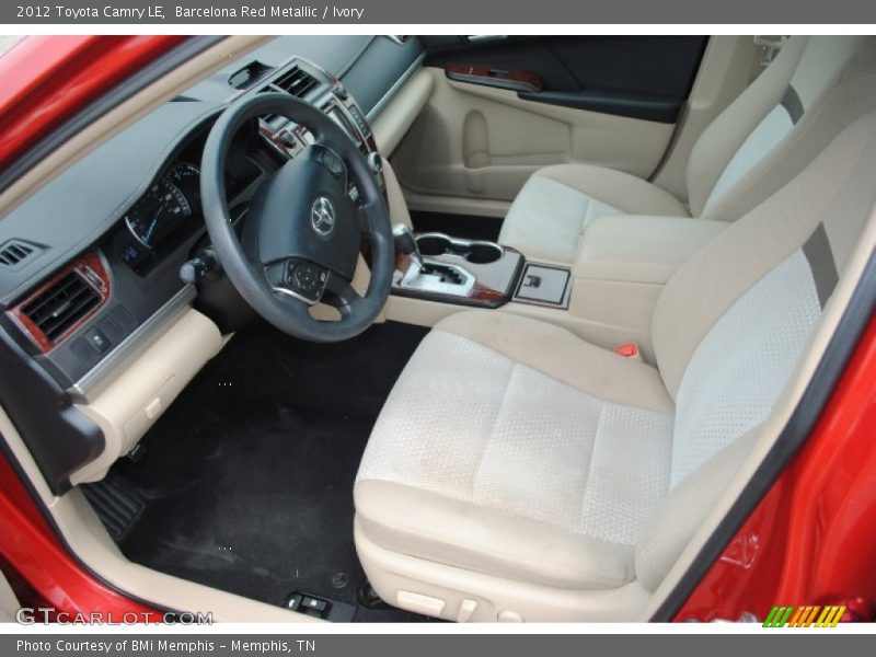 Barcelona Red Metallic / Ivory 2012 Toyota Camry LE