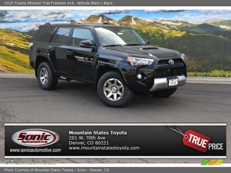 Attitude Black / Black 2015 Toyota 4Runner Trail Premium 4x4
