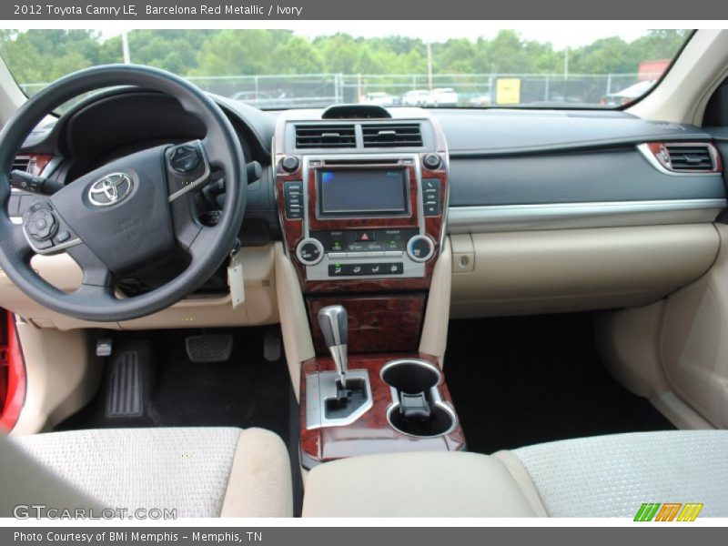 Barcelona Red Metallic / Ivory 2012 Toyota Camry LE