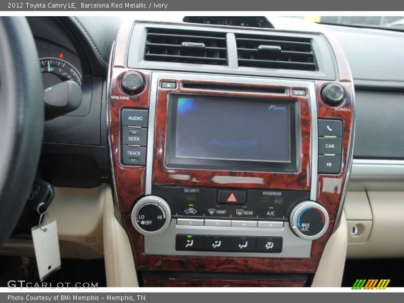 Barcelona Red Metallic / Ivory 2012 Toyota Camry LE