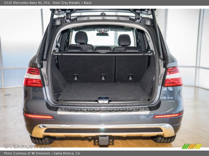 Steel Grey Metallic / Black 2015 Mercedes-Benz ML 350