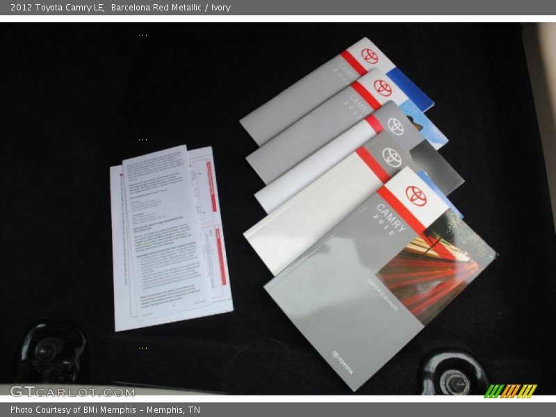Barcelona Red Metallic / Ivory 2012 Toyota Camry LE