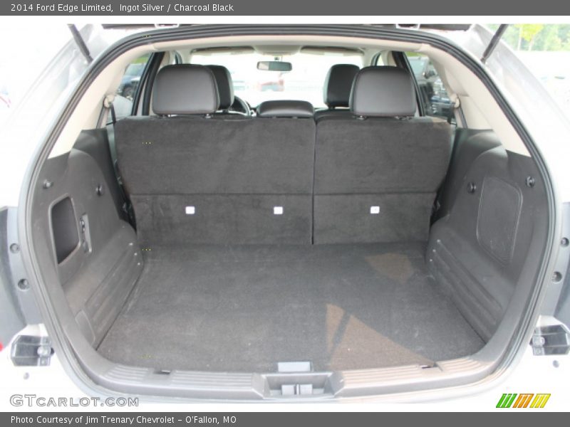 Ingot Silver / Charcoal Black 2014 Ford Edge Limited