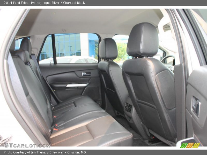 Ingot Silver / Charcoal Black 2014 Ford Edge Limited