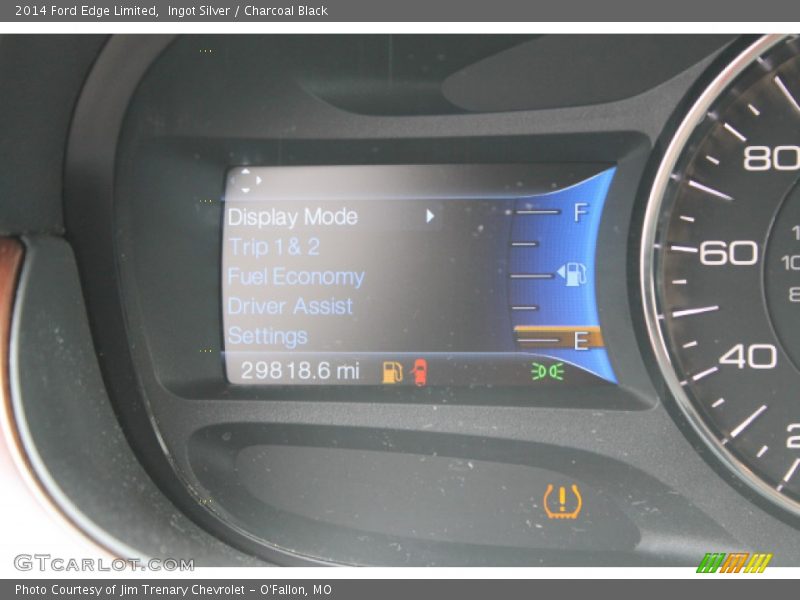 Ingot Silver / Charcoal Black 2014 Ford Edge Limited