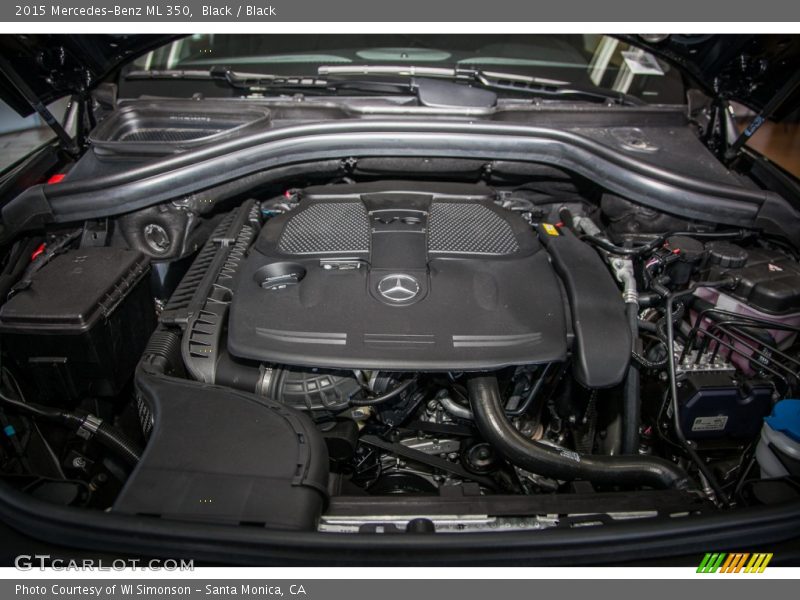 Black / Black 2015 Mercedes-Benz ML 350