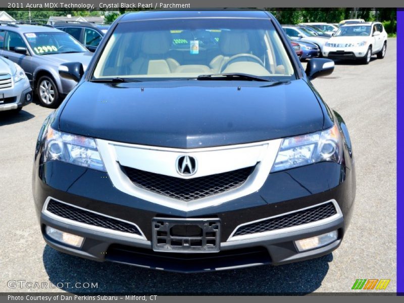 Crystal Black Pearl / Parchment 2011 Acura MDX Technology