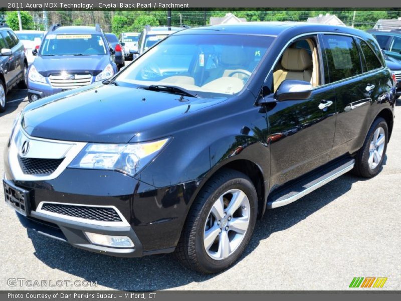 Crystal Black Pearl / Parchment 2011 Acura MDX Technology