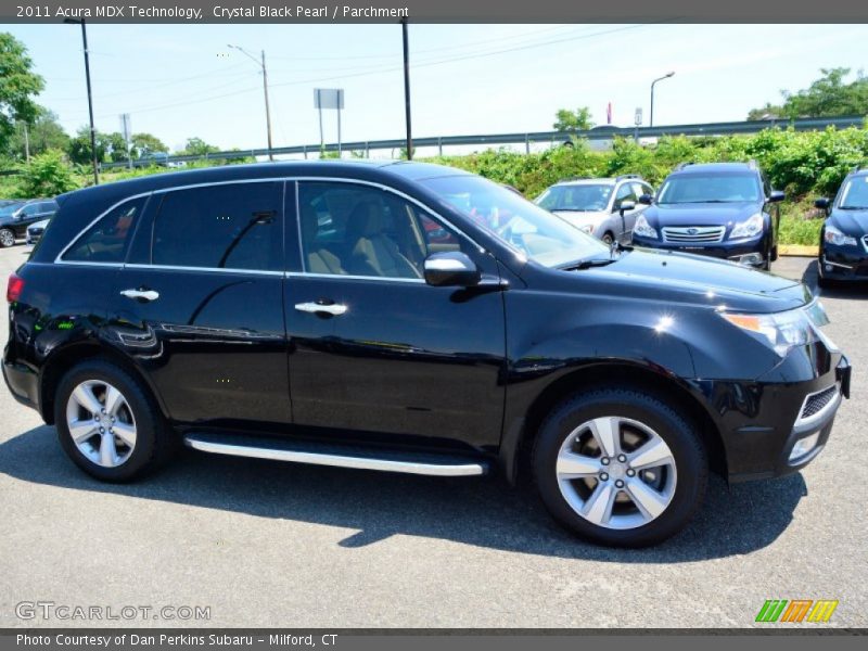 Crystal Black Pearl / Parchment 2011 Acura MDX Technology