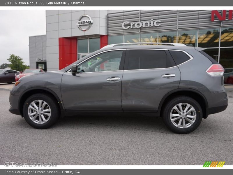 Gun Metallic / Charcoal 2015 Nissan Rogue SV