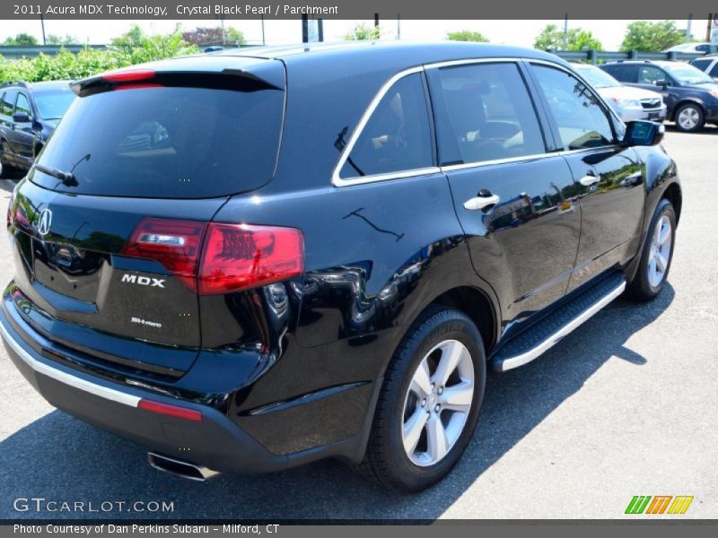 Crystal Black Pearl / Parchment 2011 Acura MDX Technology