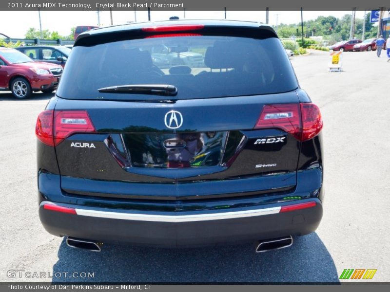 Crystal Black Pearl / Parchment 2011 Acura MDX Technology