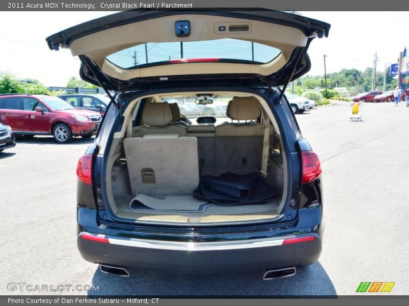 Crystal Black Pearl / Parchment 2011 Acura MDX Technology