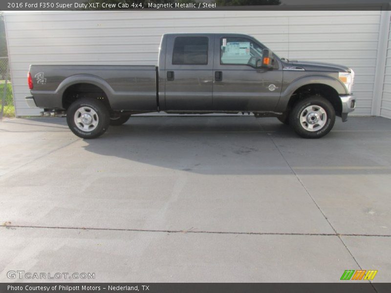 Magnetic Metallic / Steel 2016 Ford F350 Super Duty XLT Crew Cab 4x4