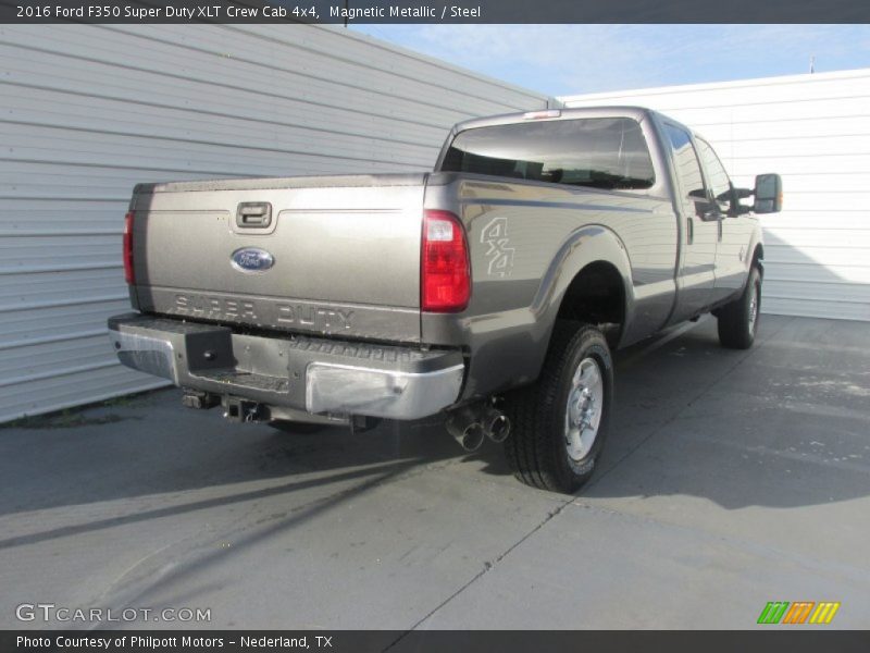 Magnetic Metallic / Steel 2016 Ford F350 Super Duty XLT Crew Cab 4x4