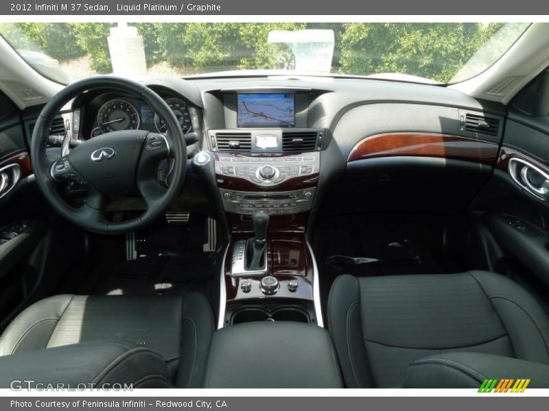 Dashboard of 2012 M 37 Sedan