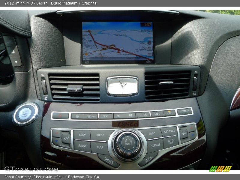 Controls of 2012 M 37 Sedan