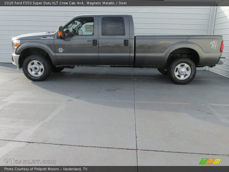 Magnetic Metallic / Steel 2016 Ford F350 Super Duty XLT Crew Cab 4x4