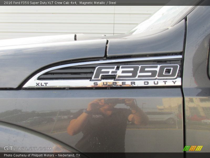 Magnetic Metallic / Steel 2016 Ford F350 Super Duty XLT Crew Cab 4x4