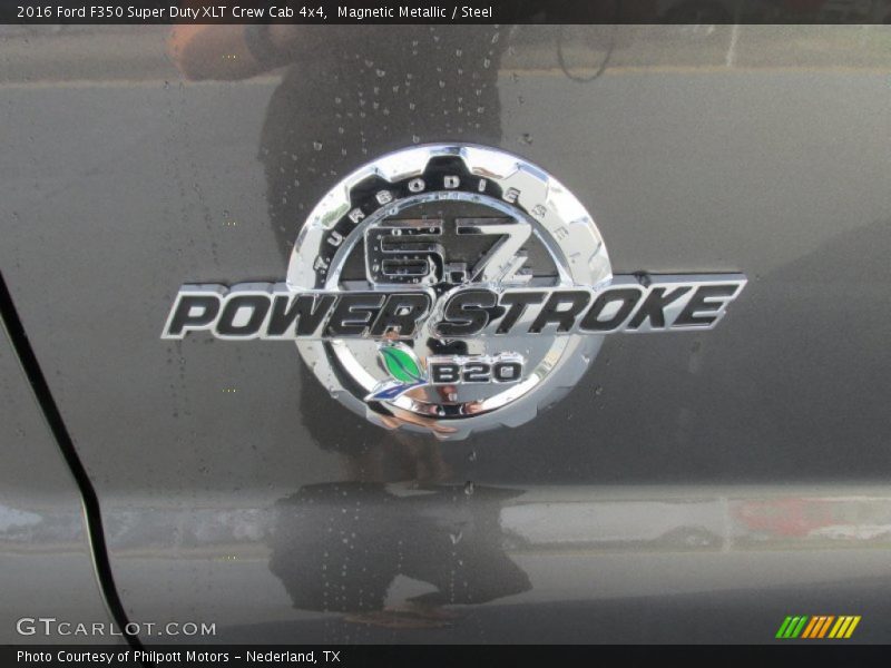 Magnetic Metallic / Steel 2016 Ford F350 Super Duty XLT Crew Cab 4x4