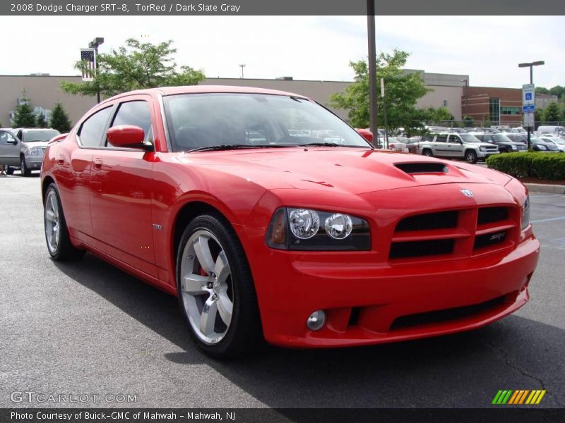 TorRed / Dark Slate Gray 2008 Dodge Charger SRT-8