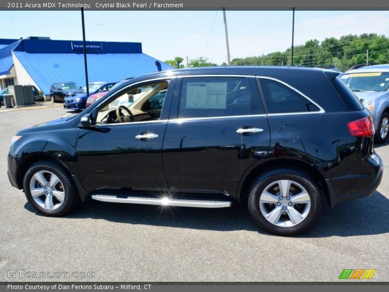 Crystal Black Pearl / Parchment 2011 Acura MDX Technology