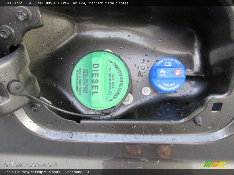Magnetic Metallic / Steel 2016 Ford F350 Super Duty XLT Crew Cab 4x4