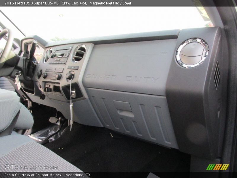 Magnetic Metallic / Steel 2016 Ford F350 Super Duty XLT Crew Cab 4x4
