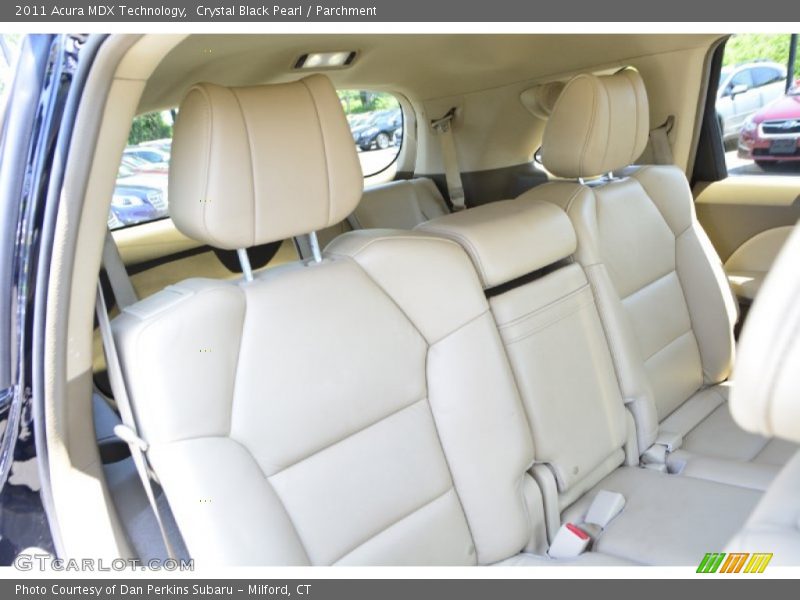 Crystal Black Pearl / Parchment 2011 Acura MDX Technology
