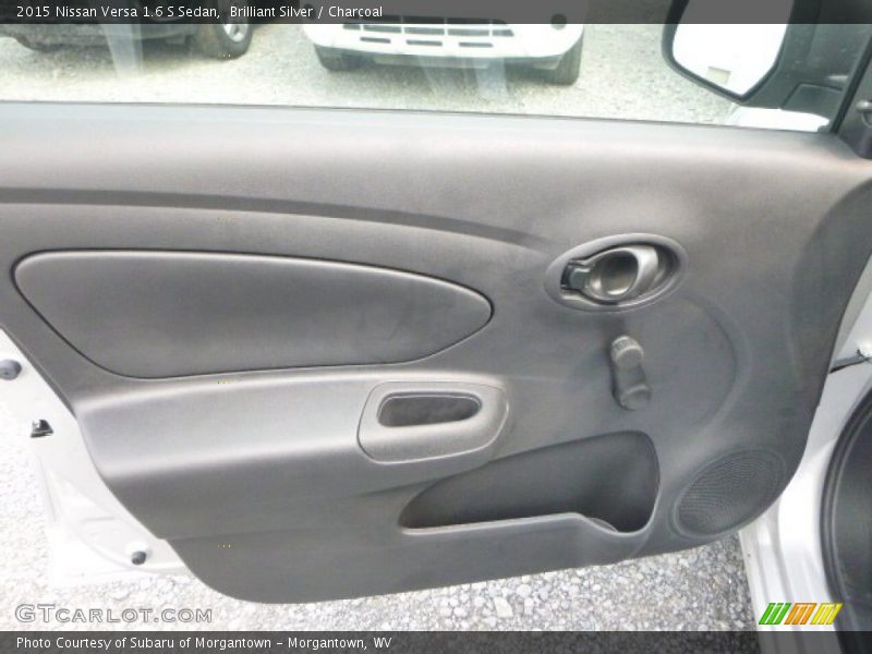 Brilliant Silver / Charcoal 2015 Nissan Versa 1.6 S Sedan