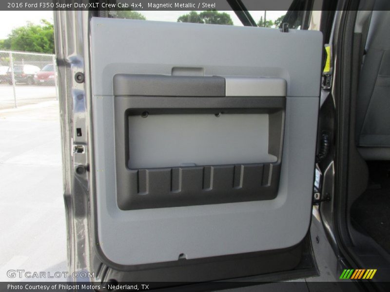Magnetic Metallic / Steel 2016 Ford F350 Super Duty XLT Crew Cab 4x4